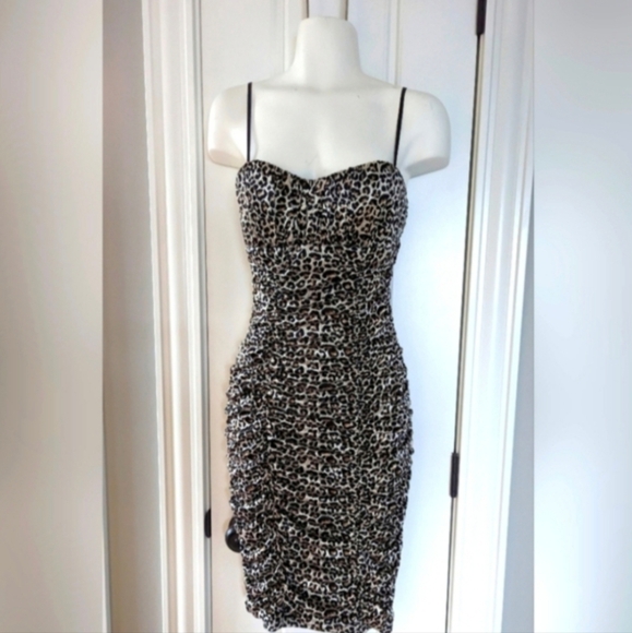 Ruby Rox Dresses & Skirts - Leopard print spaghetti strap dress